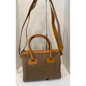Gucci Microguccissima Satchel Medium Tan Brown Vintage Crossbody Bag Purse